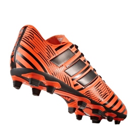 Ghete de fotbal Adidas Nemeziz 17.4 FxG M S80610 portocale portocale 1