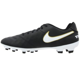 Pantofi de fotbal Nike Tiempo Genio Ii Leather Fg M 819213-010 negru negru 1