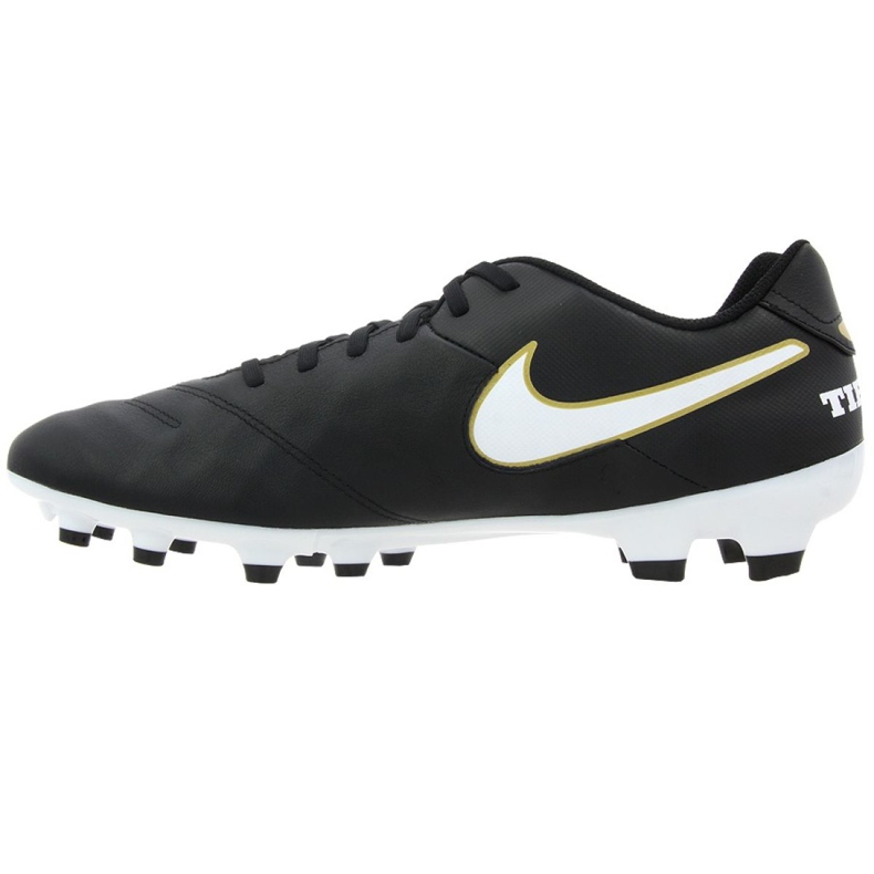 Pantofi de fotbal Nike Tiempo Genio Ii Leather Fg M 819213-010 negru negru 1