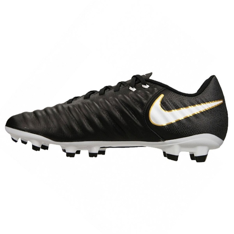 Ghete de fotbal Nike Tiempo Ligera Iv Fg M 897744-002 negru negru 1