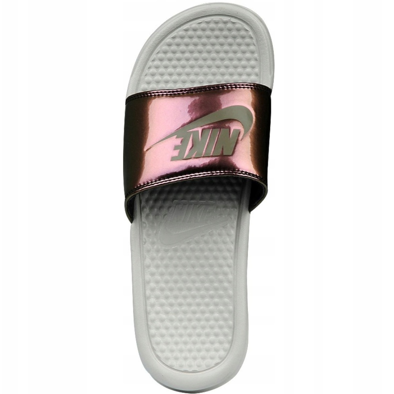 Nike Sportswear Benassi Just Do It Print W 618919-013 bej maro 1