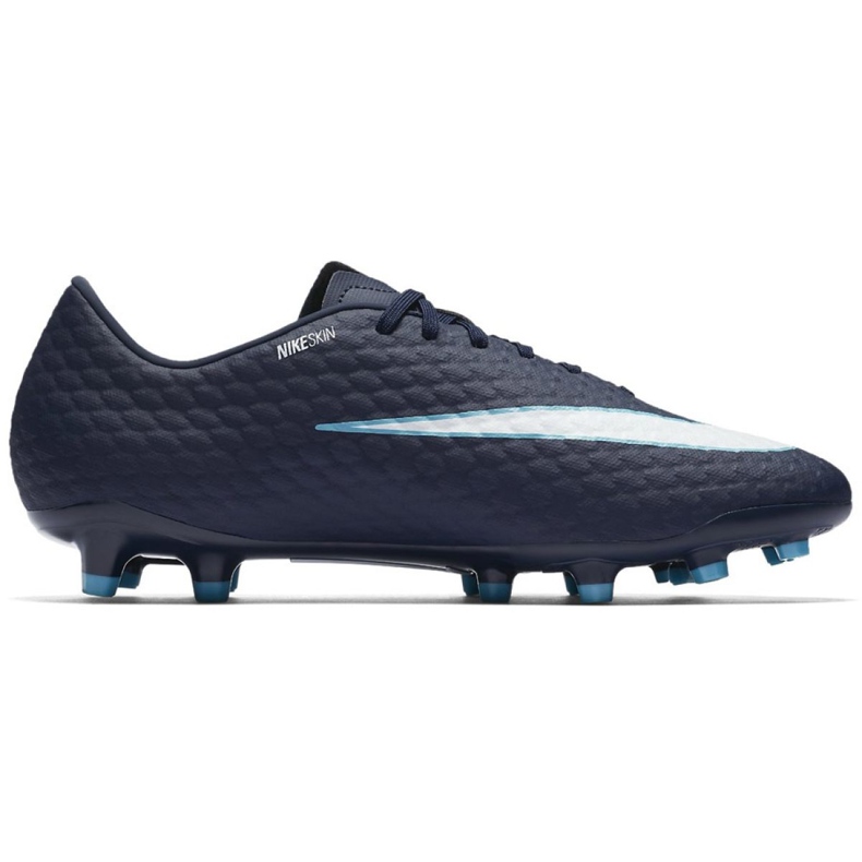 Ghete de fotbal Nike Hypervenom Phelon Iii Fg M 852556-414 albastru marin albastru marin 1