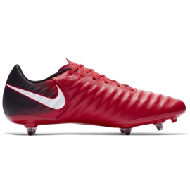 Ghete de fotbal Nike Tiempo Ligera Iv Sg M 897745-616 roșu roșu 1