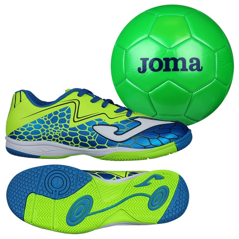 Pantofi de sală Joma Super Copa In Jr SCJS.805.IN multicolor verde 1