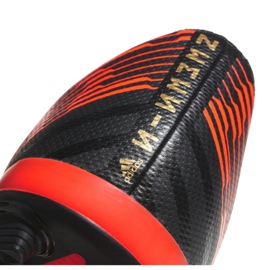 Ghete de fotbal Adidas Nemeziz 17.4 FxG Jr CP9206 negru 1