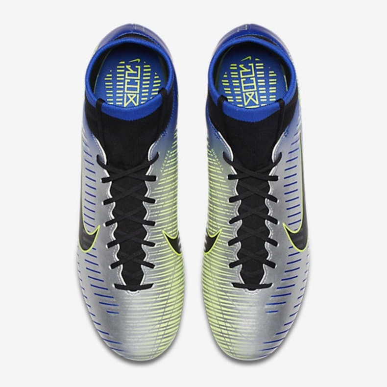 Pantofi de fotbal Nike Mercurial Victory Vi Df Fg Neymar M 921506-407 multicolor argint 2 Pantofi de fotbal Nike Mercurial Victory Vi Df Fg Neymar M 921506-407 multicolor argint 2