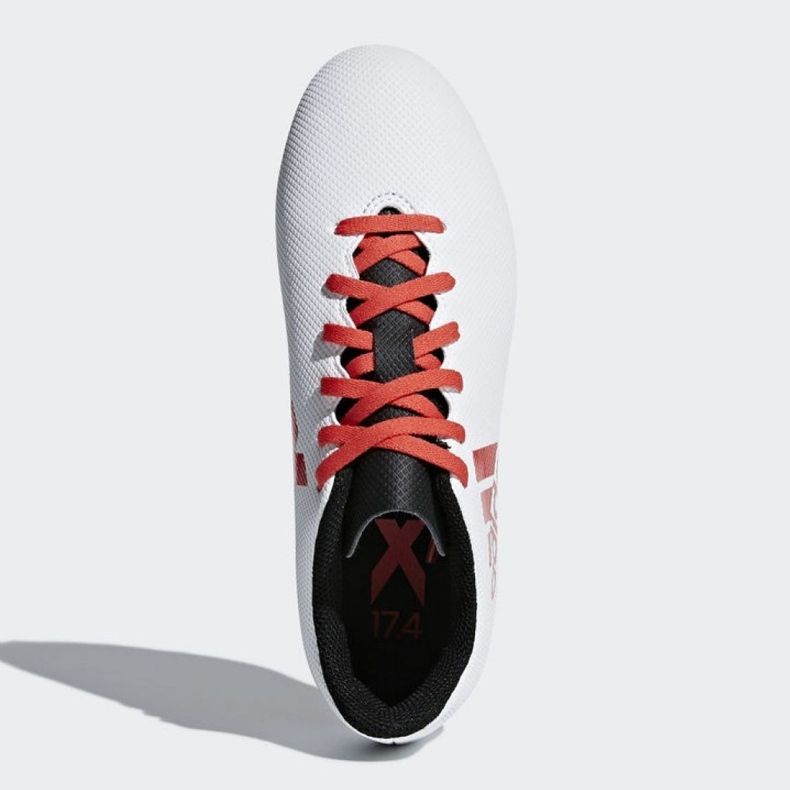 Ghete de fotbal Adidas X 17.4 FxG Jr CP9015 multicolor alb 1 Ghete de fotbal Adidas X 17.4 FxG Jr CP9015 multicolor alb 1
