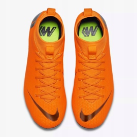 Pantofi de fotbal Nike Mercurial Superfly 6 Academy Gs Mg Jr AH7337-810 multicolor portocale 2