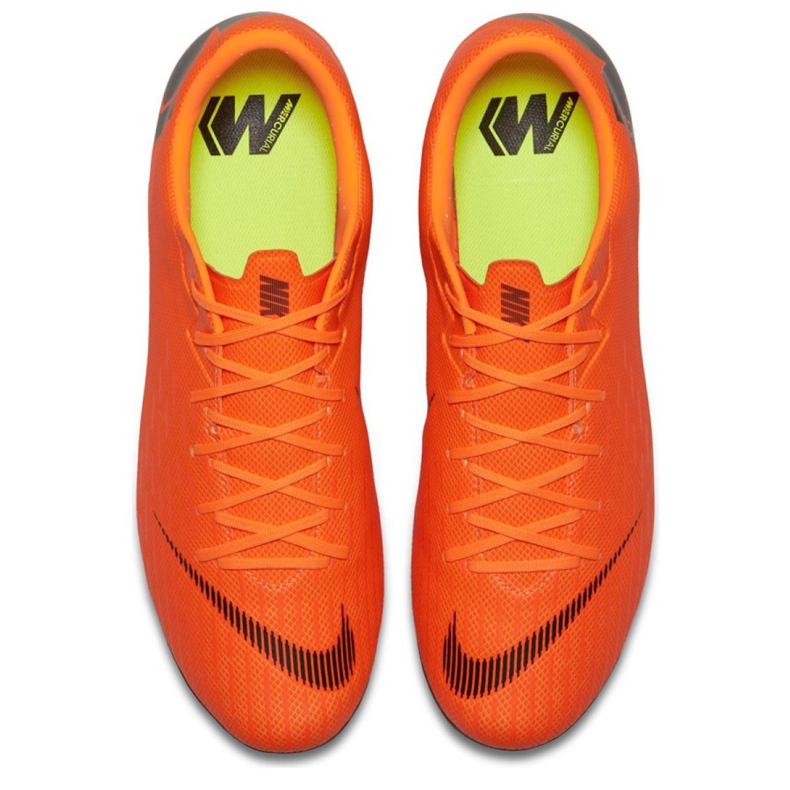 Pantofi de fotbal Nike Mercurial Vapor 12 Academy Fg M AH7375-810 multicolor portocale 2 Pantofi de fotbal Nike Mercurial Vapor 12 Academy Fg M AH7375-810 multicolor portocale 2