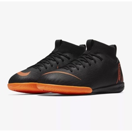 Pantofi de sală Nike Mercurial SuperflyX 6 Academy Gs Ic Jr AH7343-081 portocale negru 3