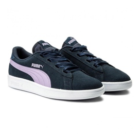 Puma Smash v2 Ribbon Jr 366003 03 albastru marin 1