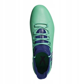 Ghete de fotbal Adidas X 17.2 Fg M CP9189 multicolor verde 2