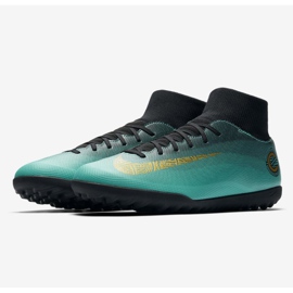 Pantofi de fotbal Nike Mercurialx 6 Club CR7 Tf AJ3570-390 albastru albastru 2