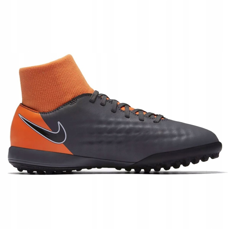 Pantofi de fotbal Nike Magista Obrax 2 Academy Df Tf Jr AH7318-080-S gri gri 1