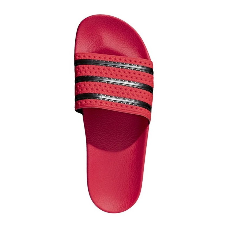 Adidas Originals Adilette Slides U CQ3098 negru roșu 1 Adidas Originals Adilette Slides U CQ3098 negru roșu 1