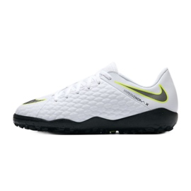 Pantof de fotbal Nike Hypervenom 3 Academy Tf Jr AJ3797-107 alb alb 1