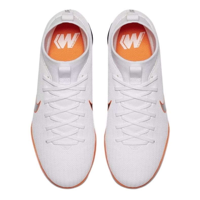 Pantofi de fotbal Nike Mercurial SuperflyX 6 Academy Gs Tf Jr AH7344-107 alb alb 1