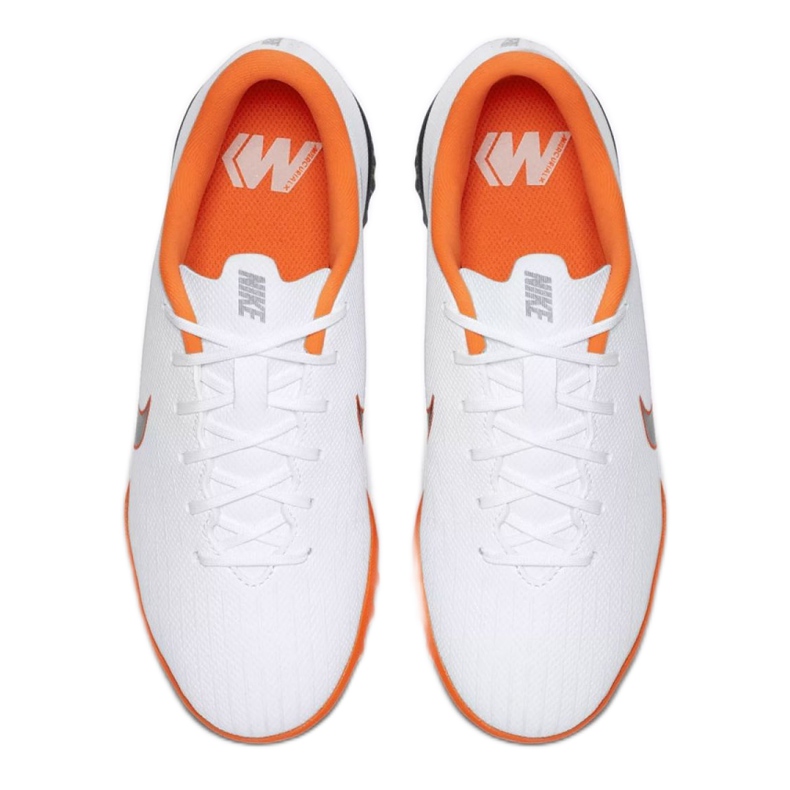 Pantofi de fotbal Nike Mercurial VaporX 12 Academy Gs Tf Jr AH7342-107 alb alb 1