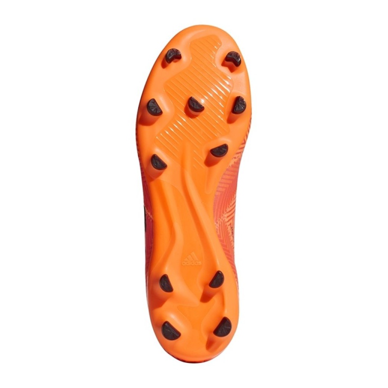Ghete de fotbal Adidas Nemeziz 18.2 Fg M DA9580 multicolor portocale 2