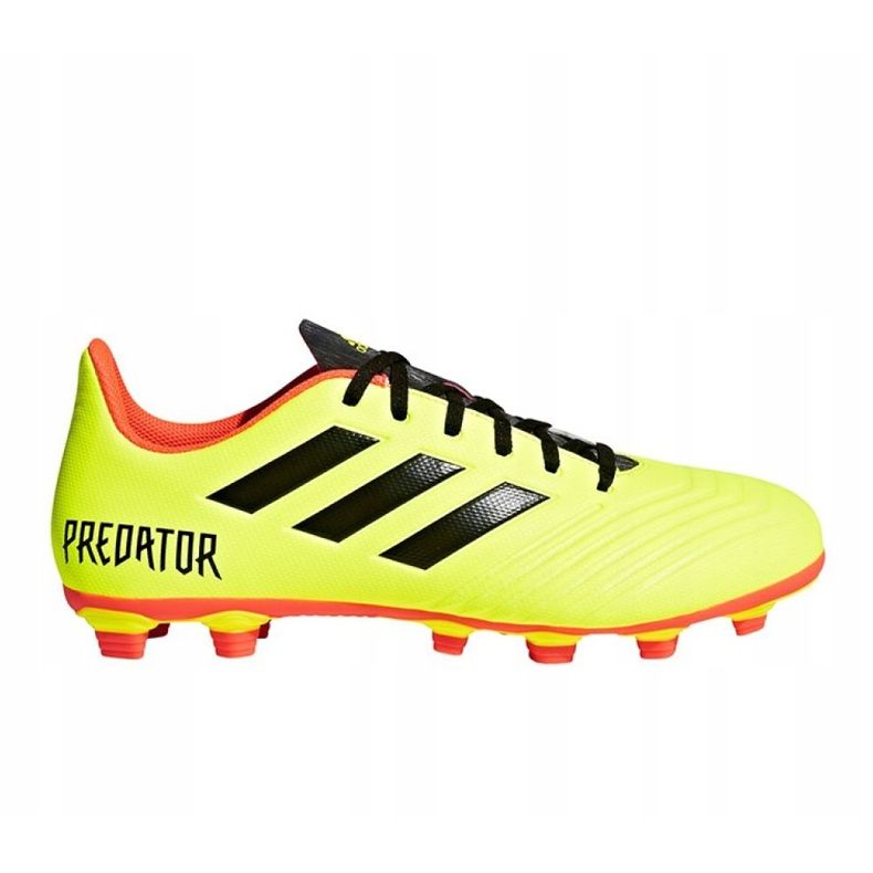 Ghete de fotbal Adidas Predator 18.4 FxG M DB2005 multicolor galben 1