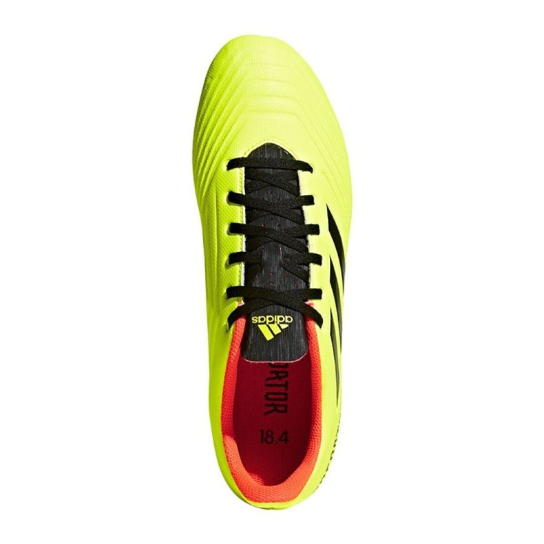 Ghete de fotbal Adidas Predator 18.4 FxG M DB2005 multicolor galben 2