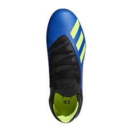 Ghete de fotbal Adidas X 18.3 Fg Jr DB2416 albastru marin albastru 1