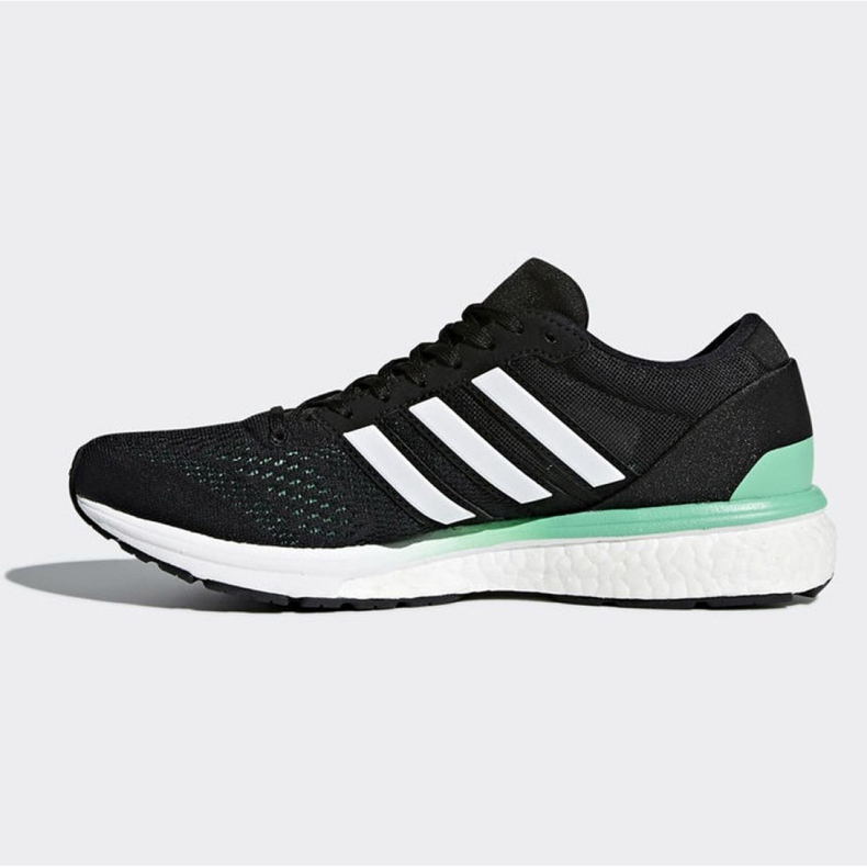 Pantofi de alergare adidas Boston 6 W BB6421 negru verde 1
