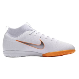 Pantofi de sală Nike Mercurial SuperflyX 6 Academy Gs Ic Jr AH7343-107 alb alb 1