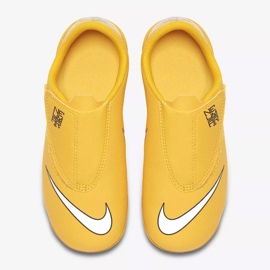 Pantofi de fotbal Nike Mercurial Vapor 12 (V) Ps Neymar FG / MG Jr AO2897-710 galben galben 2
