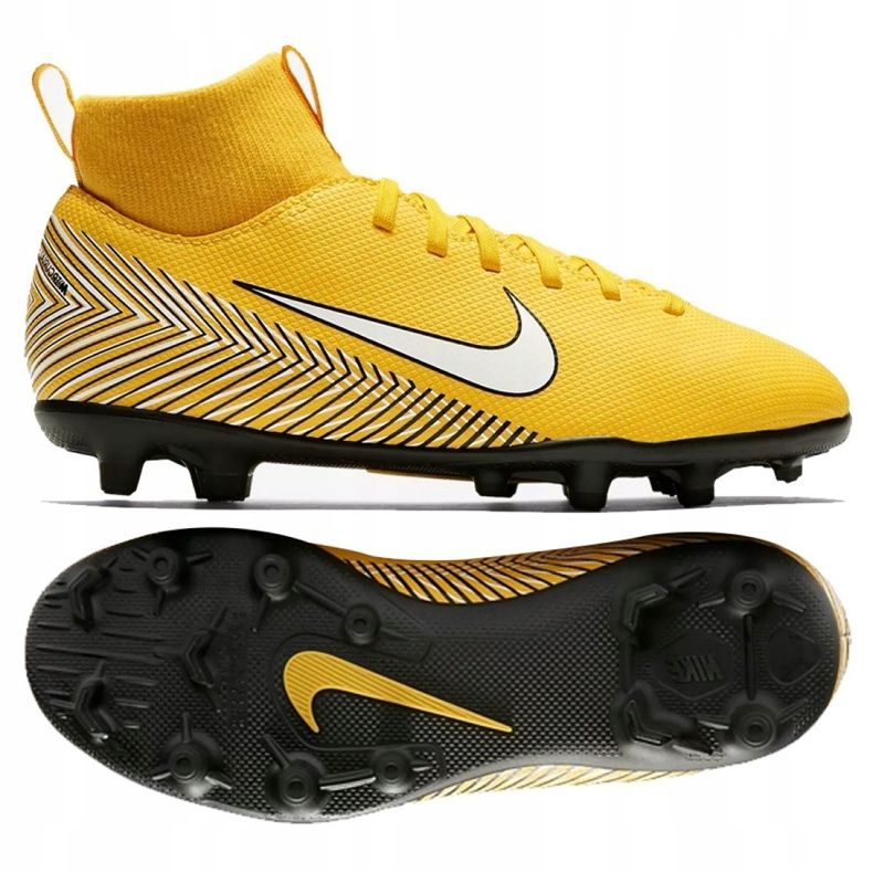 Pantofi de fotbal Nike Mercurial Superfly 6 Club Neymar Mg Jr AO2888-710 multicolor galben 1 Pantofi de fotbal Nike Mercurial Superfly 6 Club Neymar Mg Jr AO2888-710 multicolor galben 1