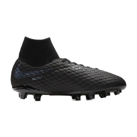 Pantofi de fotbal Nike Hypervenom Phantom 3 Academy Df Fg Jr AH7287-001 negru negru 3
