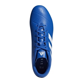 Ghete de fotbal Adidas Nemeziz 18.4 FxG M DB2115 multicolor albastru 2 Ghete de fotbal Adidas Nemeziz 18.4 FxG M DB2115 multicolor albastru 2