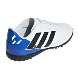 Ghete de fotbal Adidas Nemeziz Messi Tango In Jr DB2401 alb alb 2
