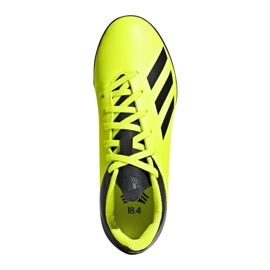 Cizmele de fotbal adidas X Tango 18.4 Tf Jr DB2435 galben galben 1