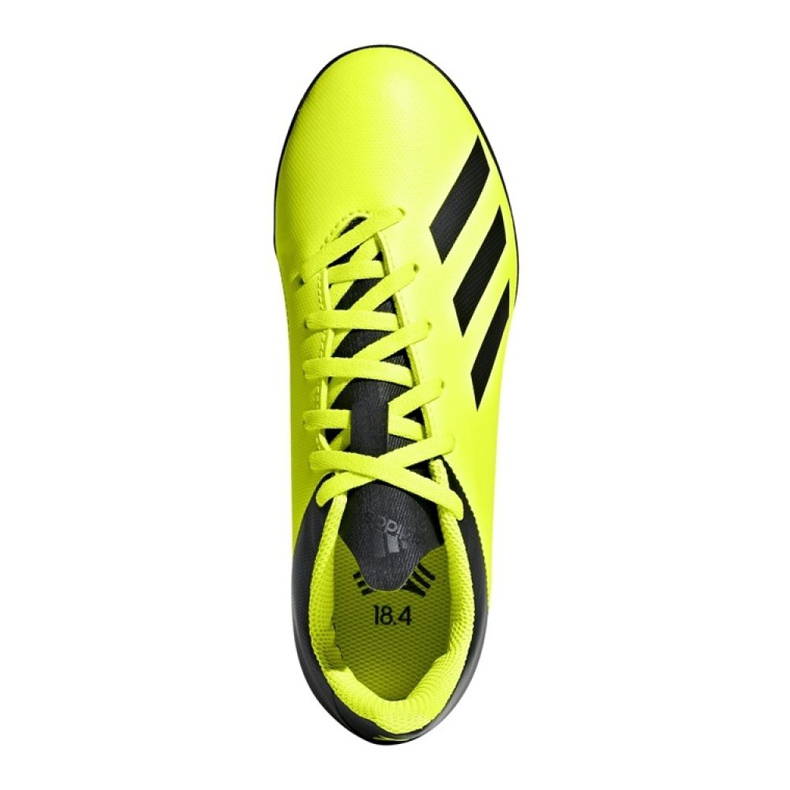 Cizmele de fotbal adidas X Tango 18.4 Tf Jr DB2435 galben galben 1