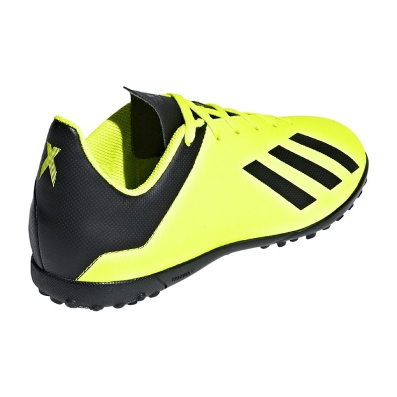 Cizmele de fotbal adidas X Tango 18.4 Tf Jr DB2435 galben galben 2