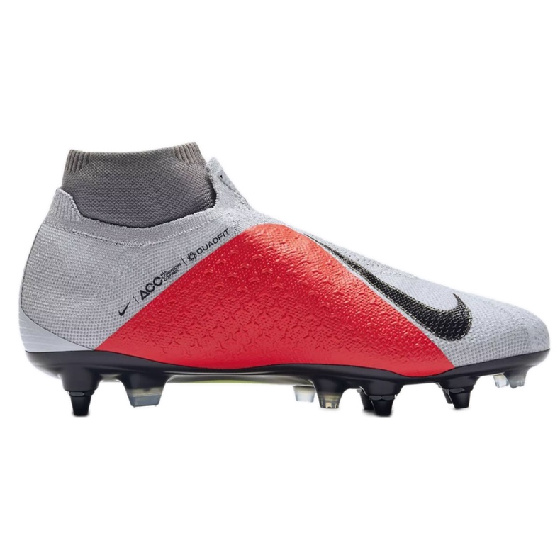 Ghete de fotbal Nike Phantom Vsn Elite Df Sg Pro Ac M AO3264-060 gri argint 1