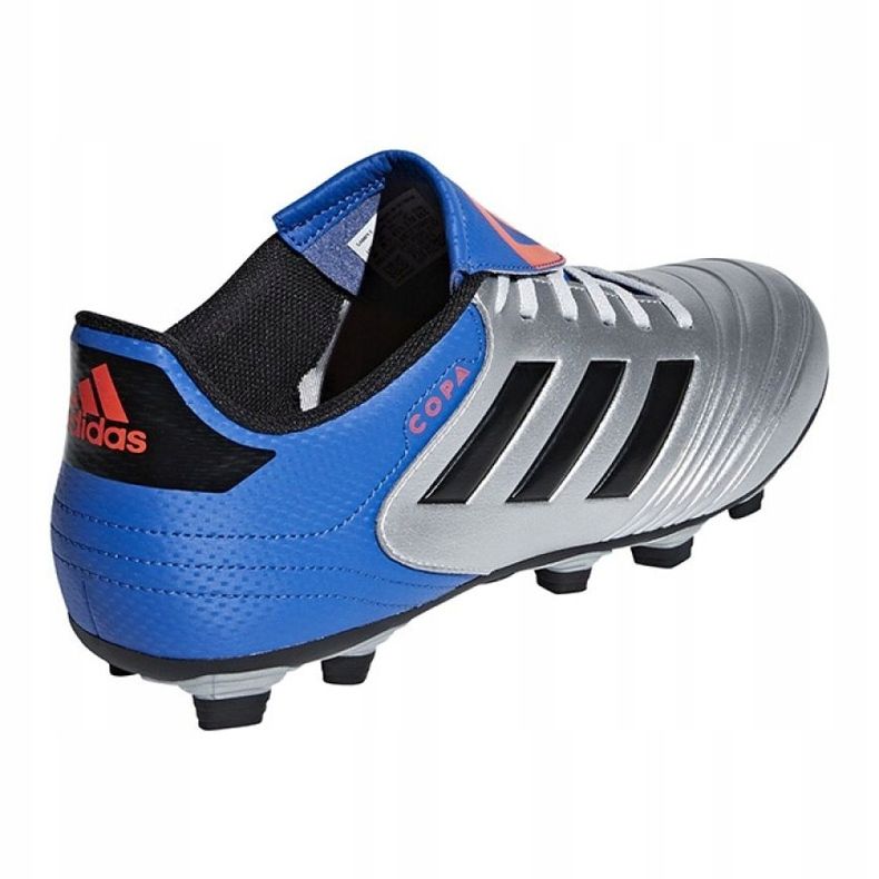 Ghete de fotbal Adidas Copa 18.4 FxG M DB2458 gri argint 1