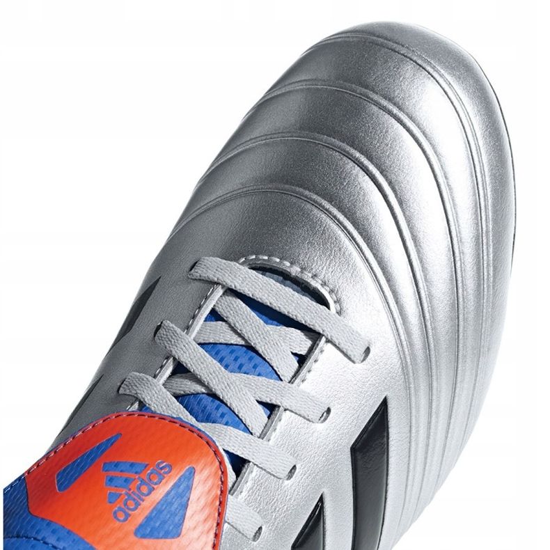 Ghete de fotbal Adidas Copa 18.4 FxG M DB2458 gri argint 2