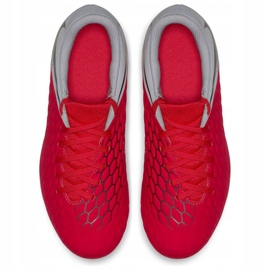 Pantofi de fotbal Nike Hypervenom Phantom 3Club Fg Jr AJ4146-600 multicolor roșu 2