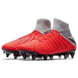 Pantof de fotbal Nike Hypervenom 3 Elite Df Sg Pro Ac M AJ3812-600 roșu roșu 2
