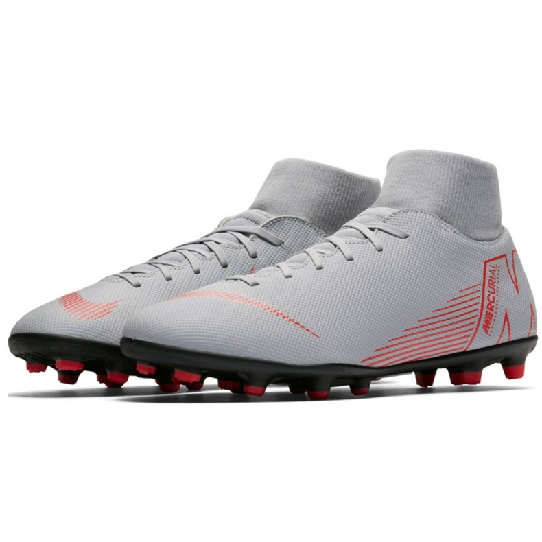 Pantofi de fotbal Nike Mercurial Superfly 6 Club Mg M AH7363-060 multicolor gri 2 Pantofi de fotbal Nike Mercurial Superfly 6 Club Mg M AH7363-060 multicolor gri 2