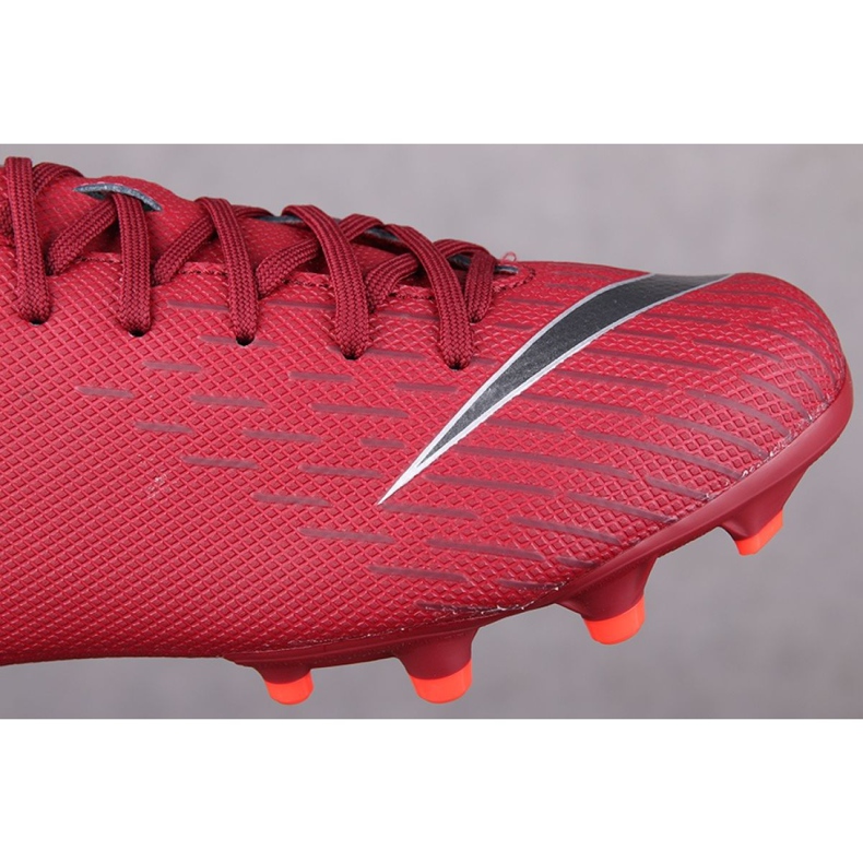 Pantofi de fotbal Nike Mercurial Vapor 12 Academy Gs Mg Jr AH7347-606 roșu roșu 1 Pantofi de fotbal Nike Mercurial Vapor 12 Academy Gs Mg Jr AH7347-606 roșu roșu 1