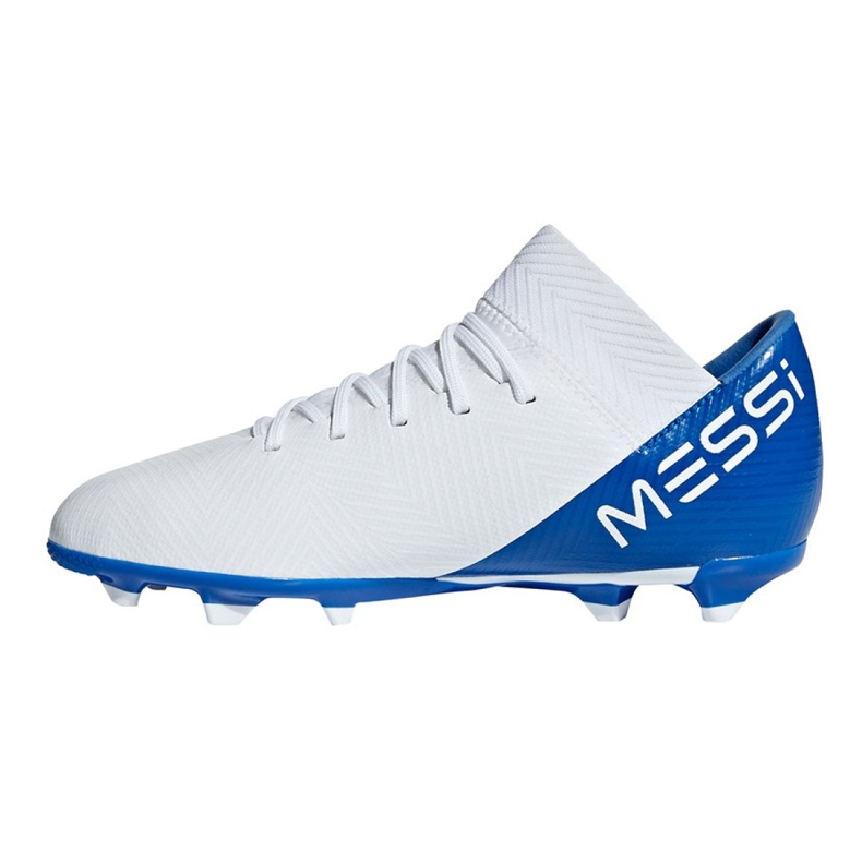 Ghete de fotbal Adidas Nemeziz Messi 18.3 FxG Jr DB2364 multicolor alb 1