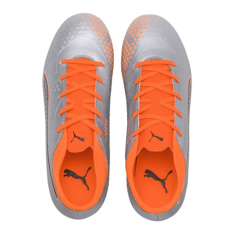 Ghete de fotbal Puma One 4 Syn Fg Jr 104782 01 multicolor gri 2