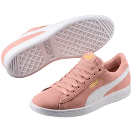 Încălțăminte Puma Vikky Peach Beige-Puma White W 362624 25 roz 1