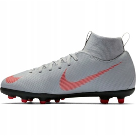 Pantofi de fotbal albi Nike Mercurial Superfly 6 Club Mg Jr AH7339 060 2