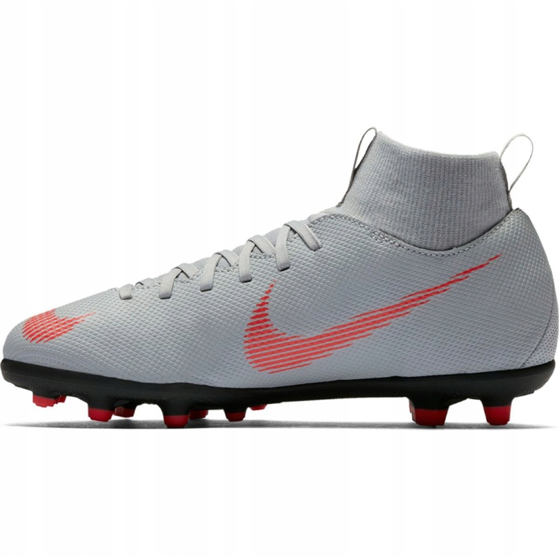 Pantofi de fotbal albi Nike Mercurial Superfly 6 Club Mg Jr AH7339 060 2