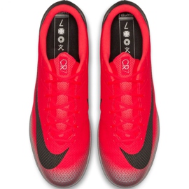 Încălțăminte de interior Nike Mercurial Vapor X 12 Academy CR7 Ic M AJ3731-600 roșu roșu 1 Încălțăminte de interior Nike Mercurial Vapor X 12 Academy CR7 Ic M AJ3731-600 roșu roșu 1
