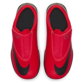 Încălțăminte de interior Nike Mercurial Vapor 12 Club Ps (V) CR7 Ic Jr AJ3107-600 roșu roșu 1 Încălțăminte de interior Nike Mercurial Vapor 12 Club Ps (V) CR7 Ic Jr AJ3107-600 roșu roșu 1